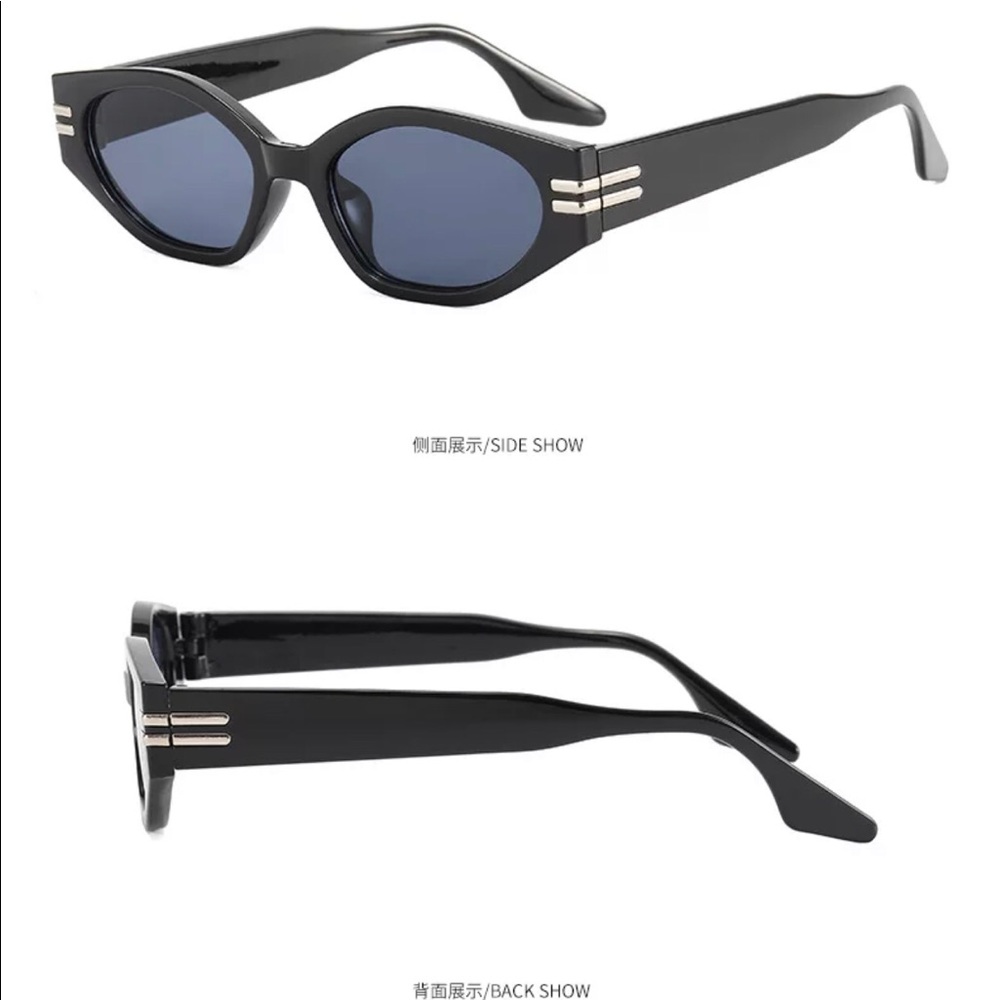 Vintage Women Sunglasses, Small Retro Glasses for Women/Men In A trend green - Picture 2 of 3